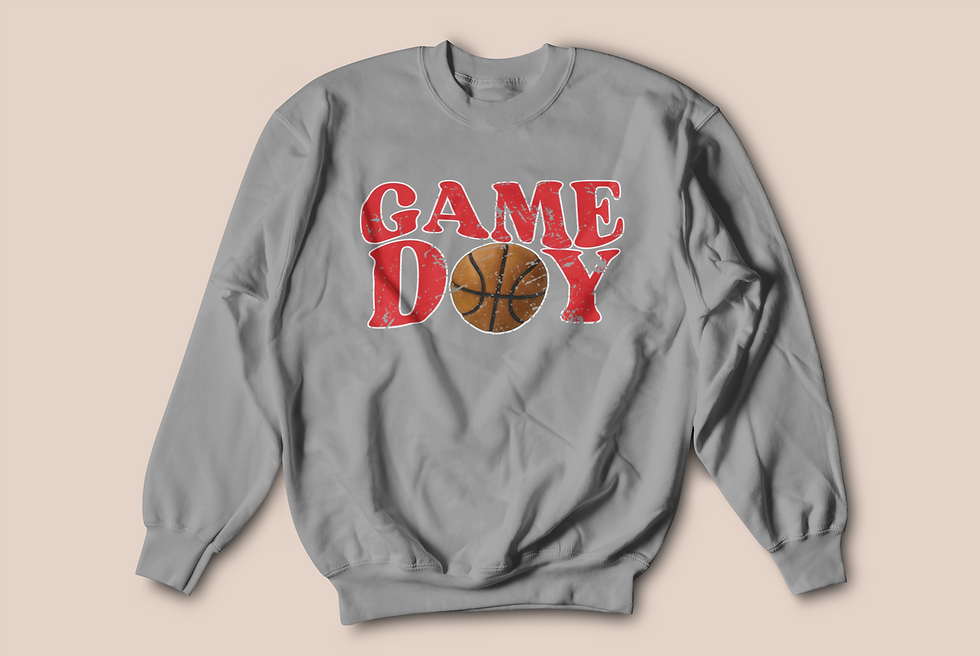 Thumbnail: Game Day-Wavy Text Basketball