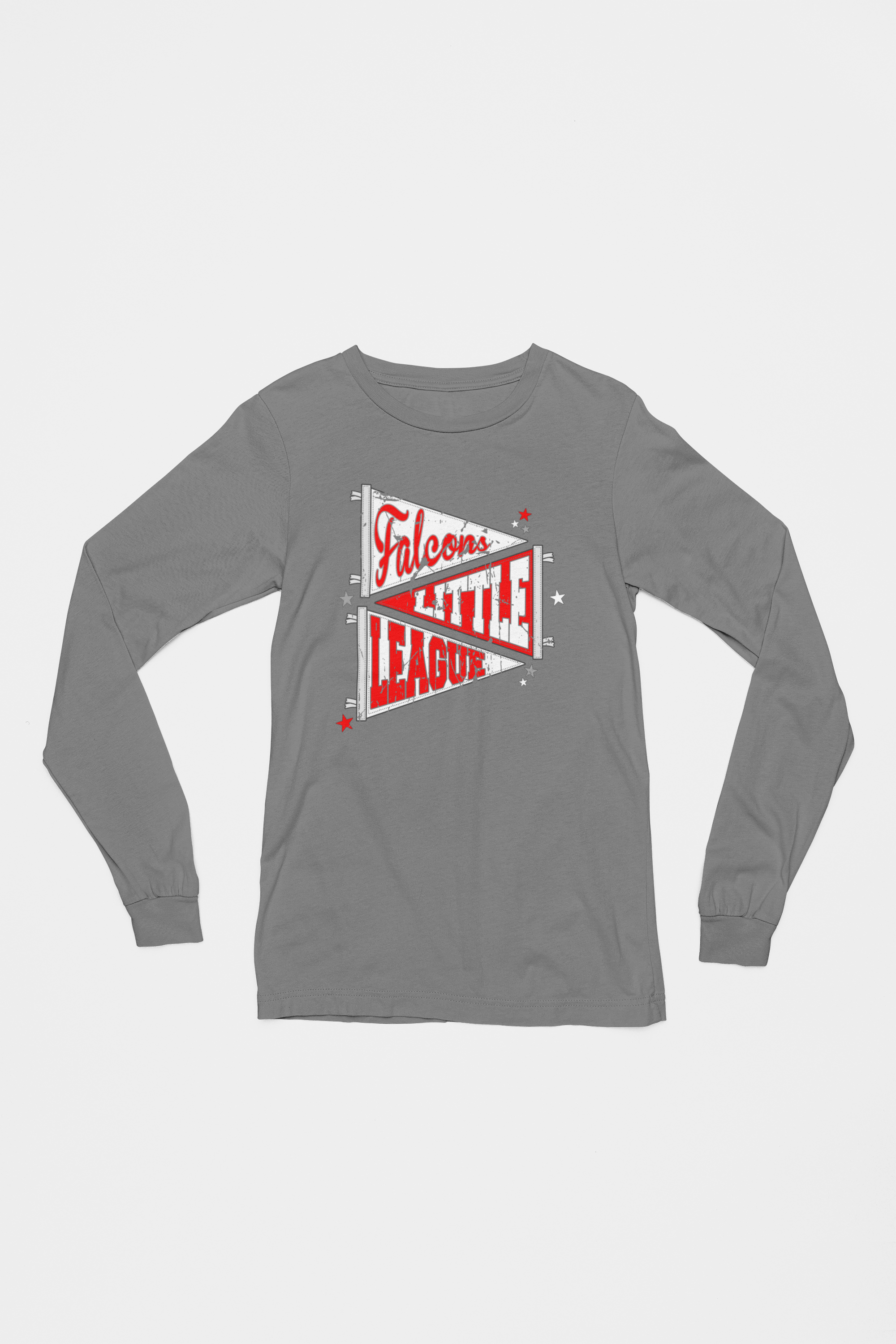 YOUTH Pennant Flag Little League Long Sleeve