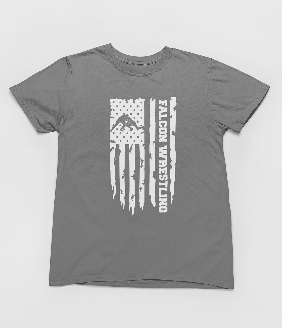 Falcon Wrestling American Flag