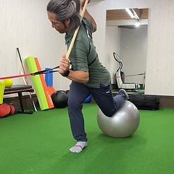 バランストレーニング　回旋