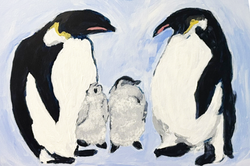 penguin family