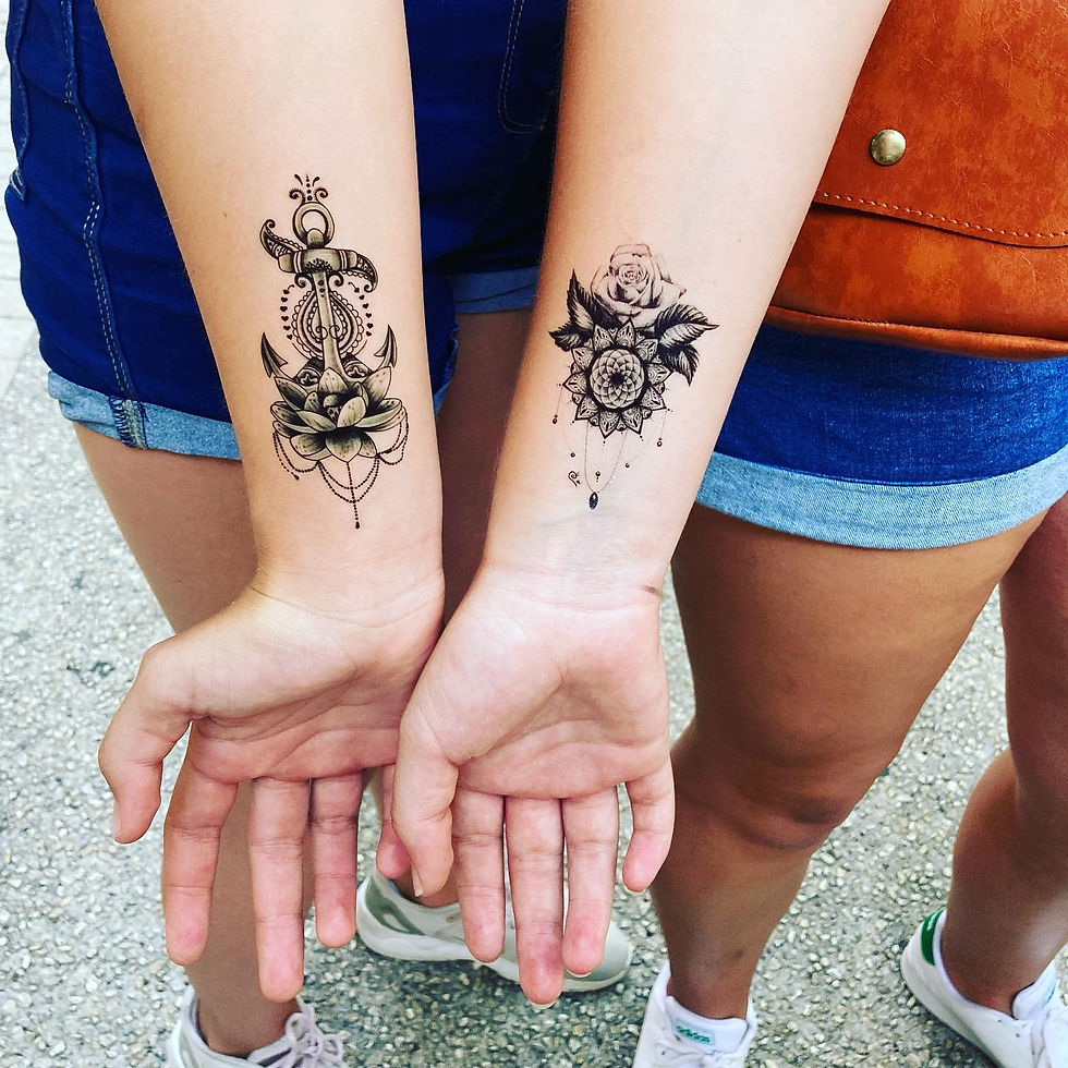 Miniature : Ancre et lotus