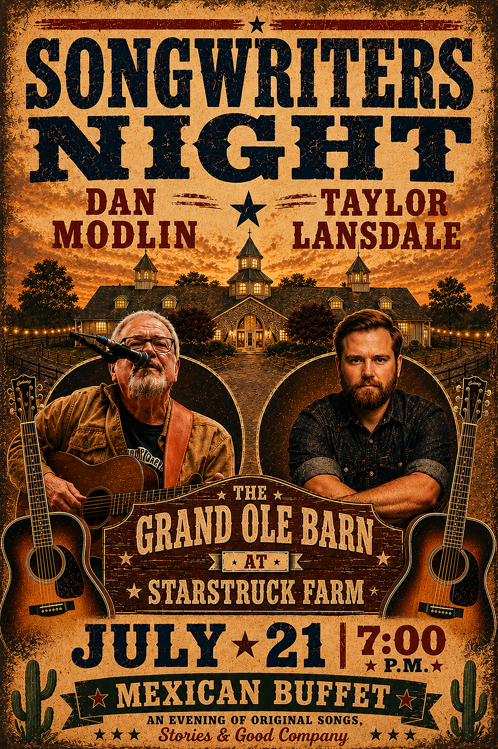 Songwriters Night at The Grand Old Barn
