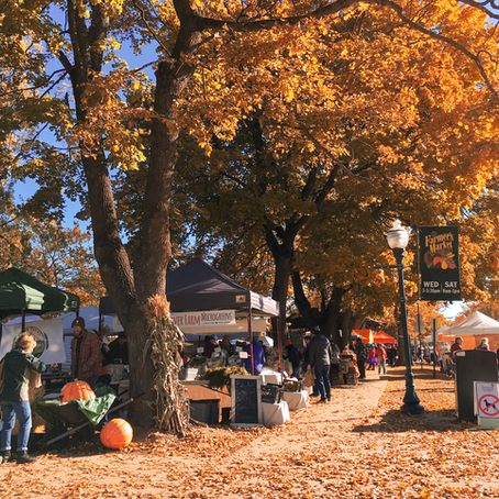 Farmers Market Concludes During Harvest Festival