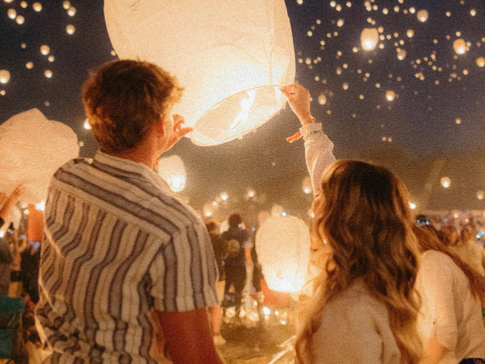 Night Lights Sky Lantern Festival