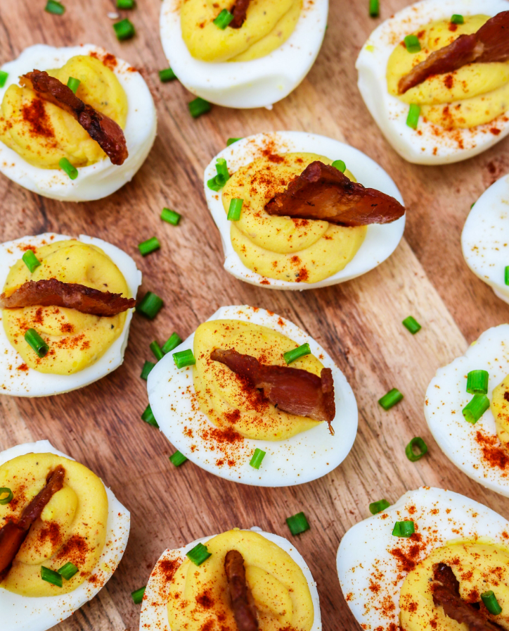Kicked Up Deviled Eggs