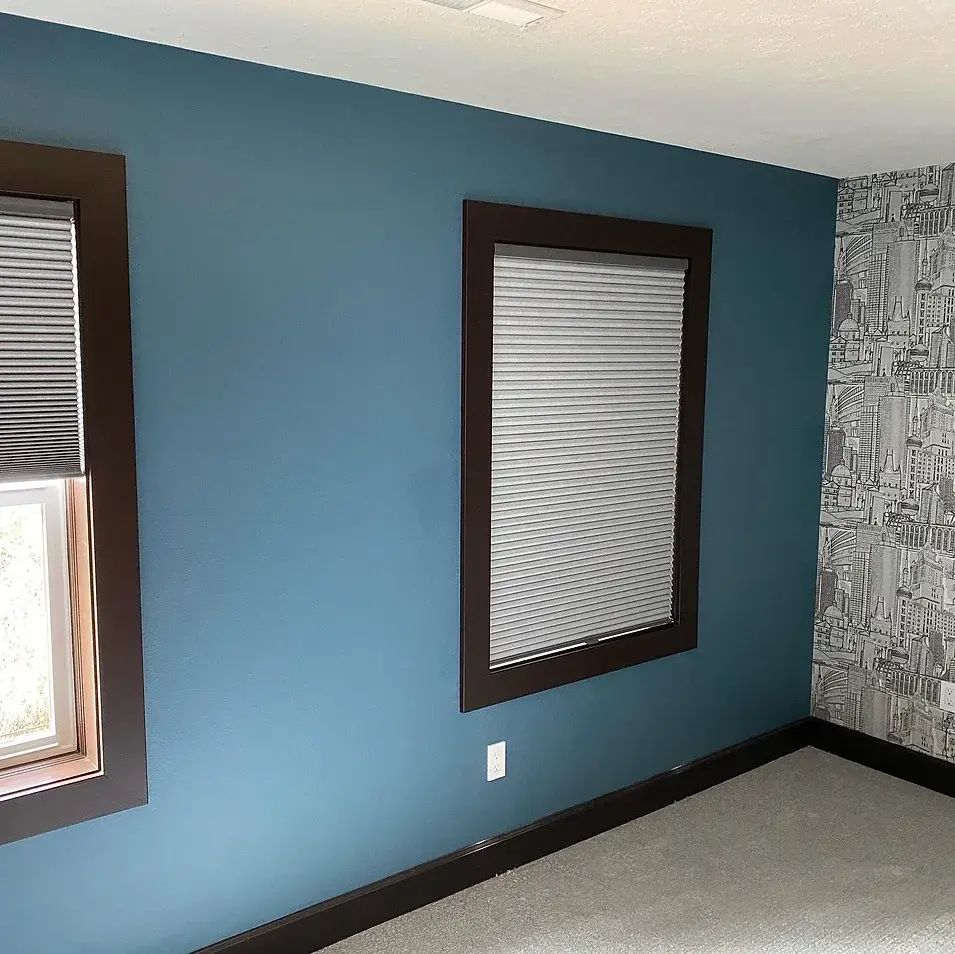 Honeycomb Shades Open and Closed Positions