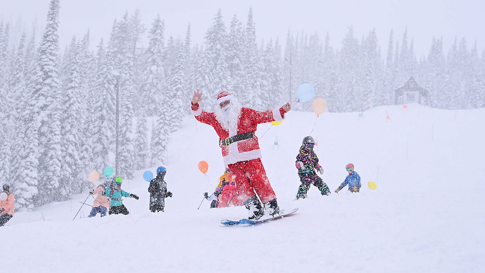 Ski With Santa at Schweitzer