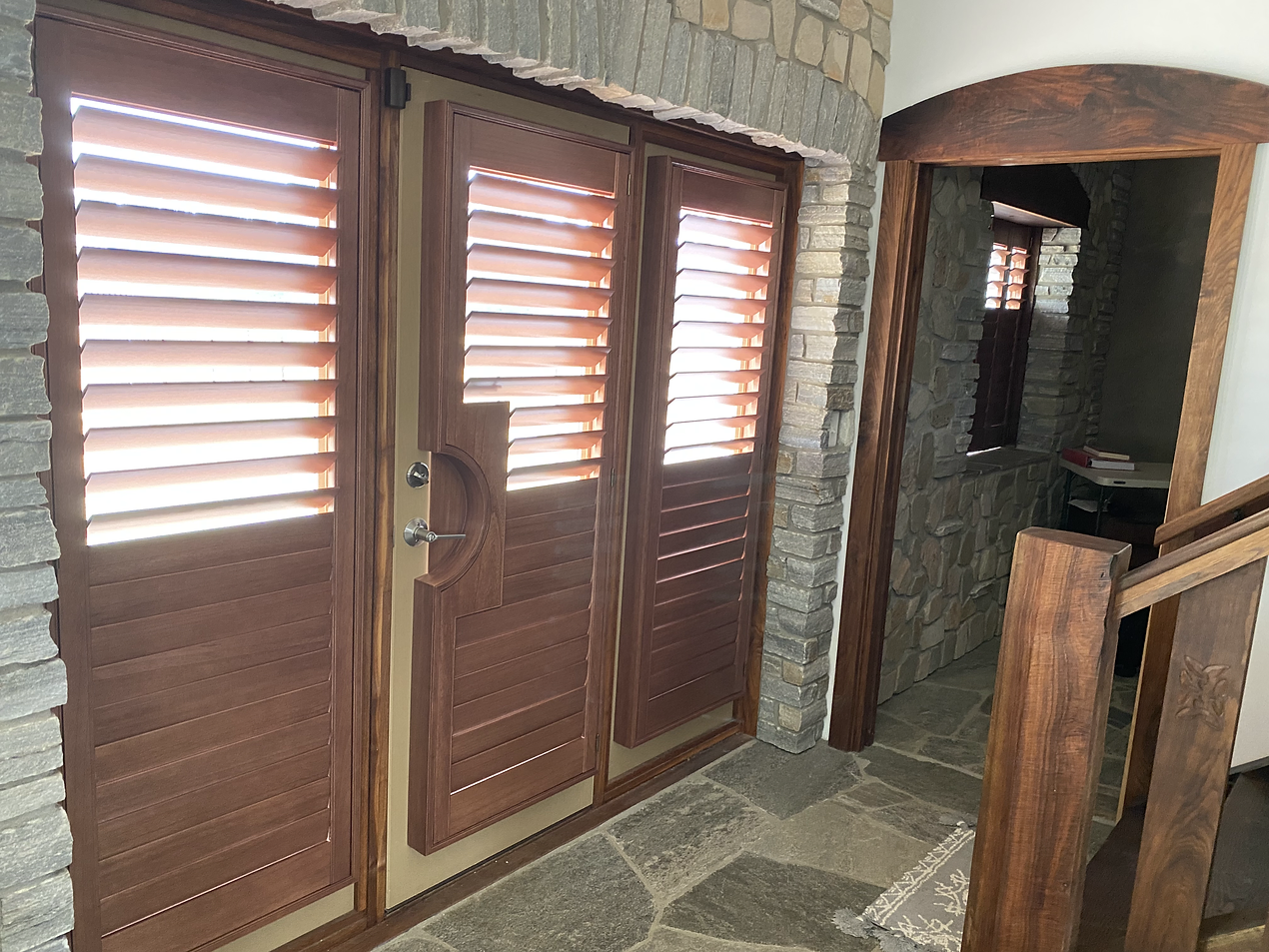 Patio Door Shutters in Sandpoint Idaho