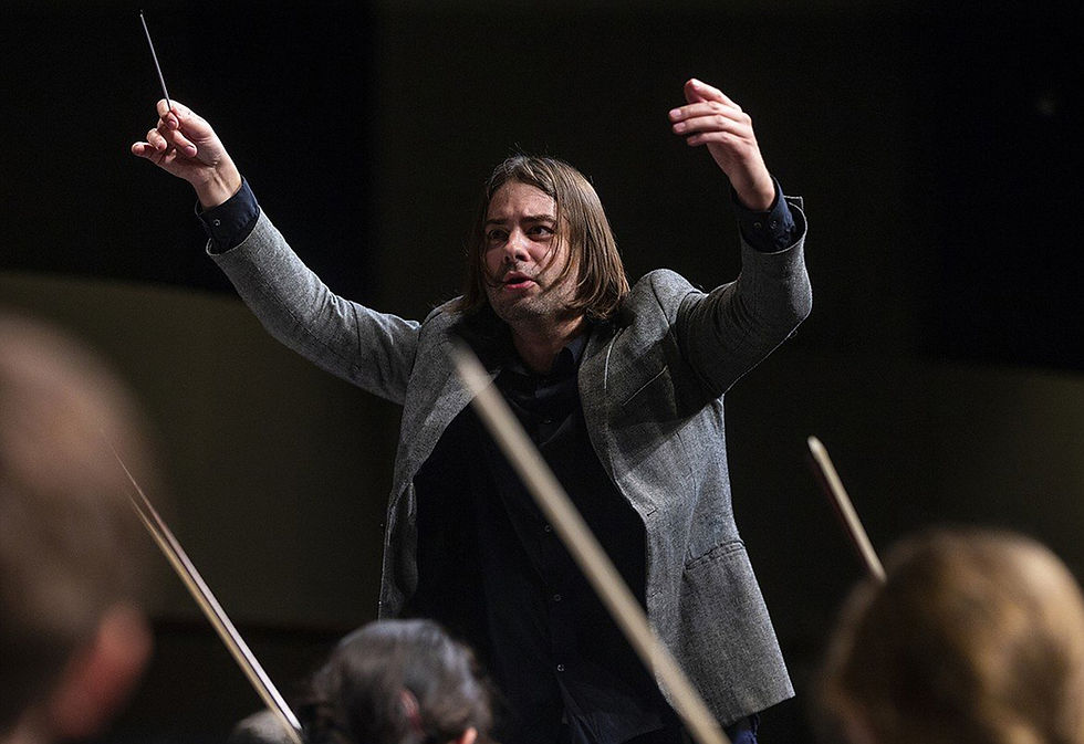Conductor for North Idaho Philharmonia from Music Conservatory of Sandpoint during a live performance