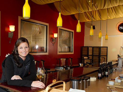 Barrel Room No. 6 at Coeur d'Alene Cellars Winery