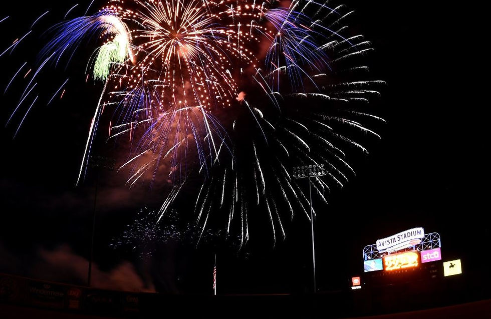 Avista Stadium fireworks