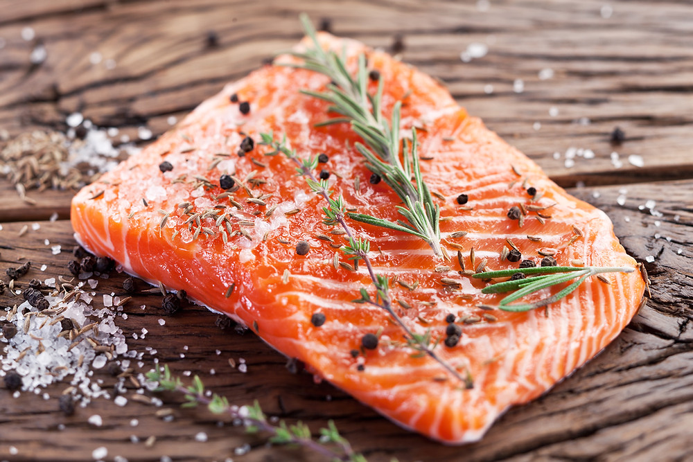Parsley, Sage, Rosemary and Thyme Roasted Salmon