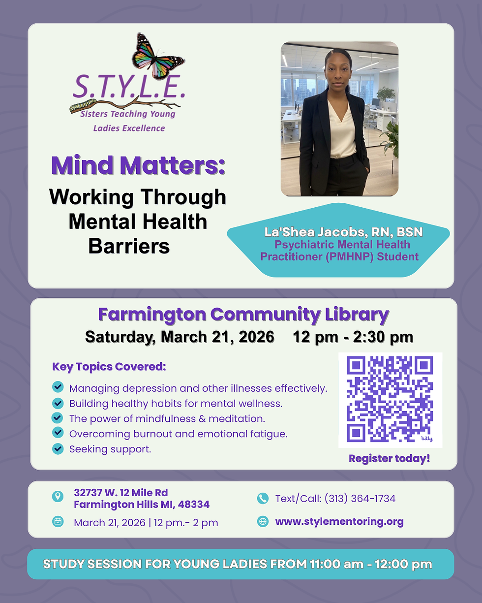 Mind Matters: Working Through Mental Health