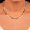 Miniatura: Choker Elos Duplos Liso - Ouro