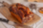 pão doce vegano babka chocolate