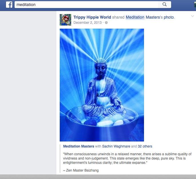 Trippy Hippie World Facebook Post