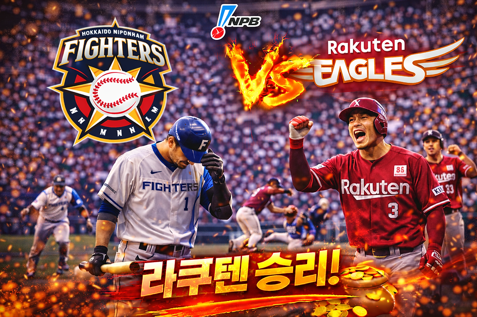 2026년 4월 21일 NPB 경기 닛폰햄 vs 라쿠텐.