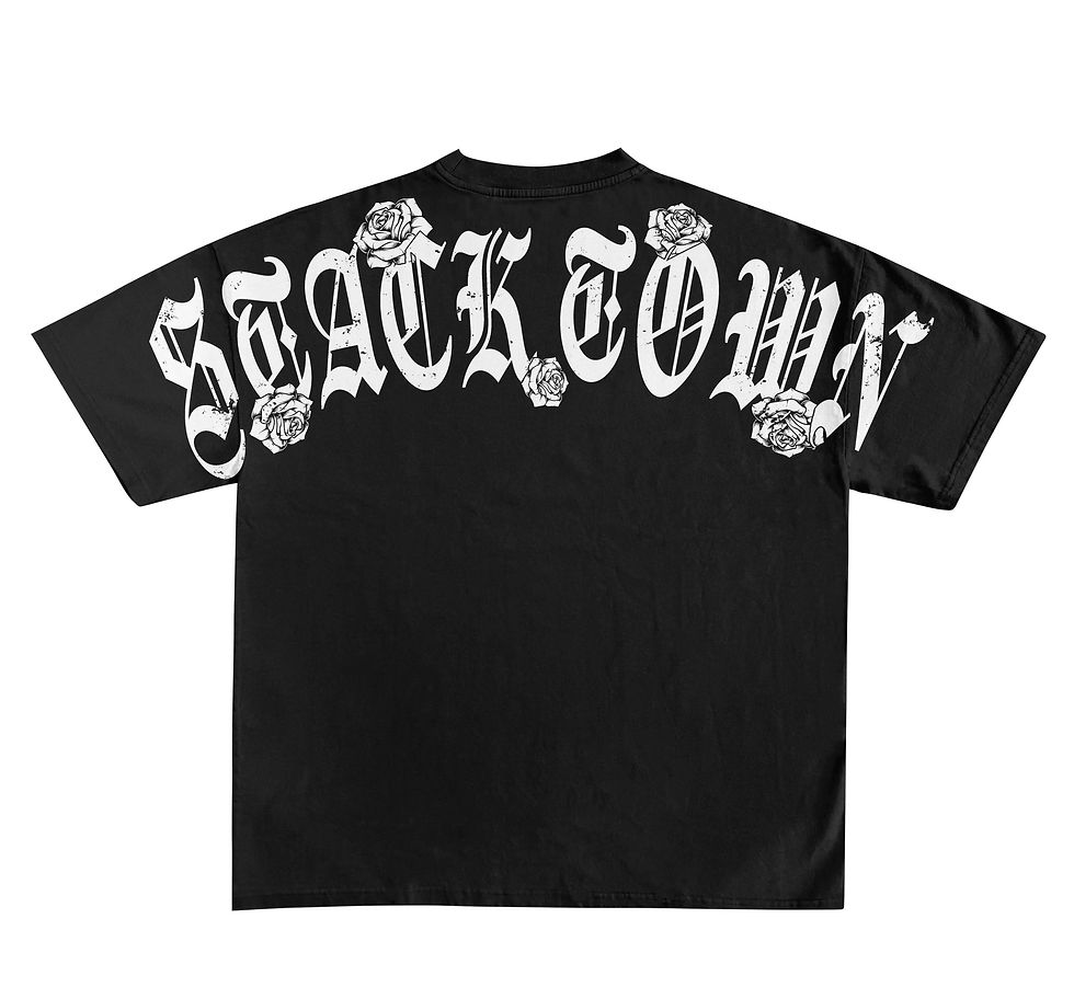 Thumbnail: Flowerbed Black T-Shirt