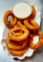 Onion Rings mit Dip