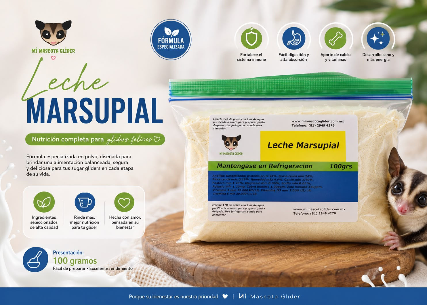 Leche para-Marsupial