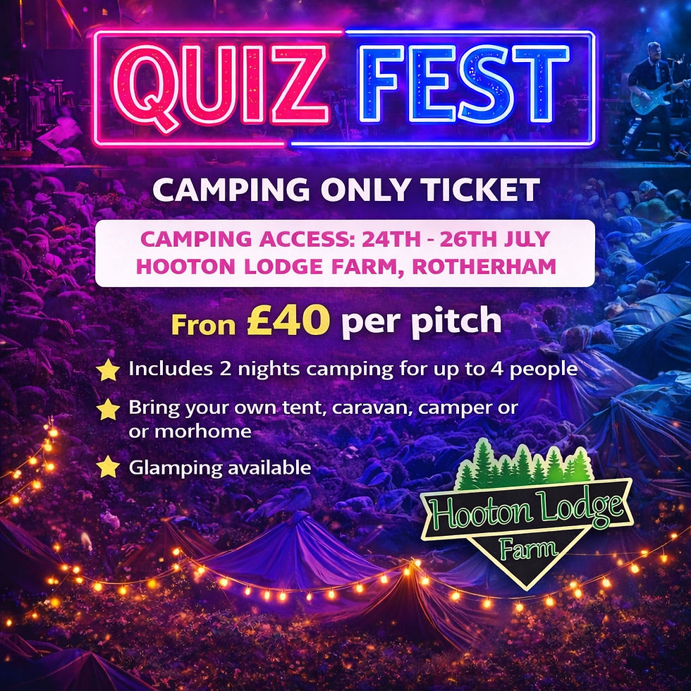 Quiz Fest- Camping Only Ticket!