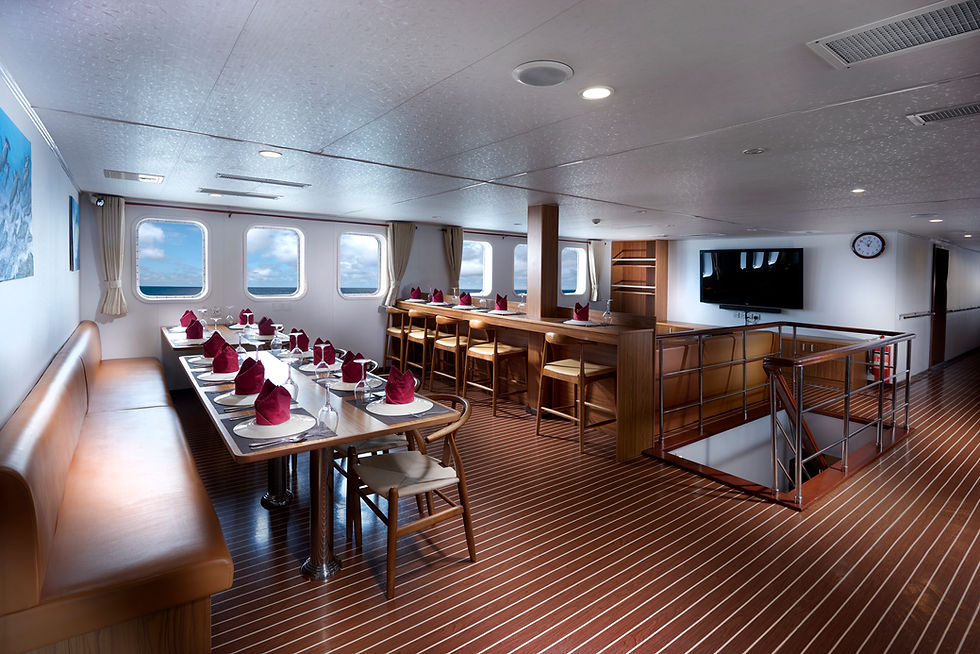 White Manta Indoor Dining Area