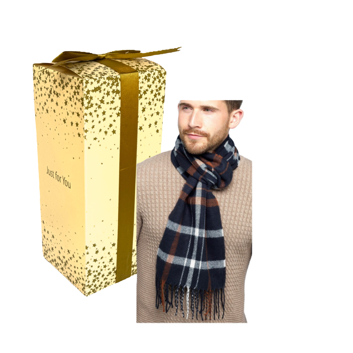 186b - Mens Scarf Gift
