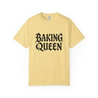 baking queen t-shirt  fun baking apparel design
