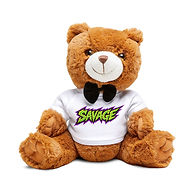 Custom teddy bear gift with personalized design