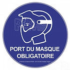 panneau port du masque