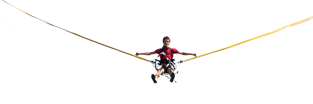 Catapulte au parc aventure la Gataudière