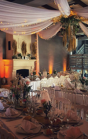 Grande salle de réception à la Gataudière