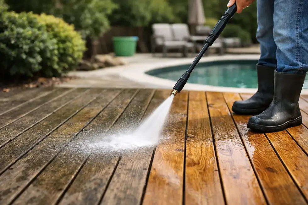 How to Wash Decking Without Damage