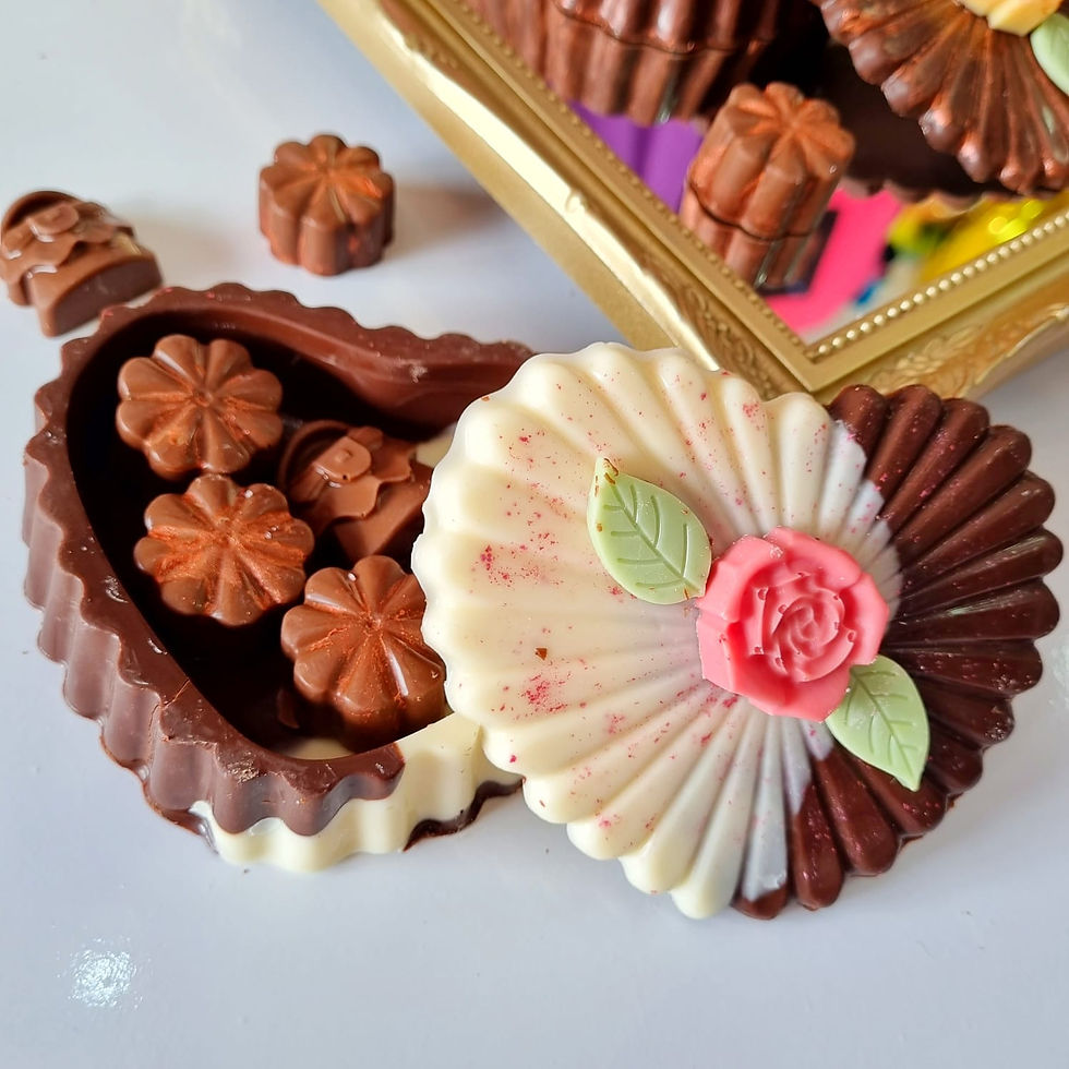 Cofre de Chocolate Día de la Madre