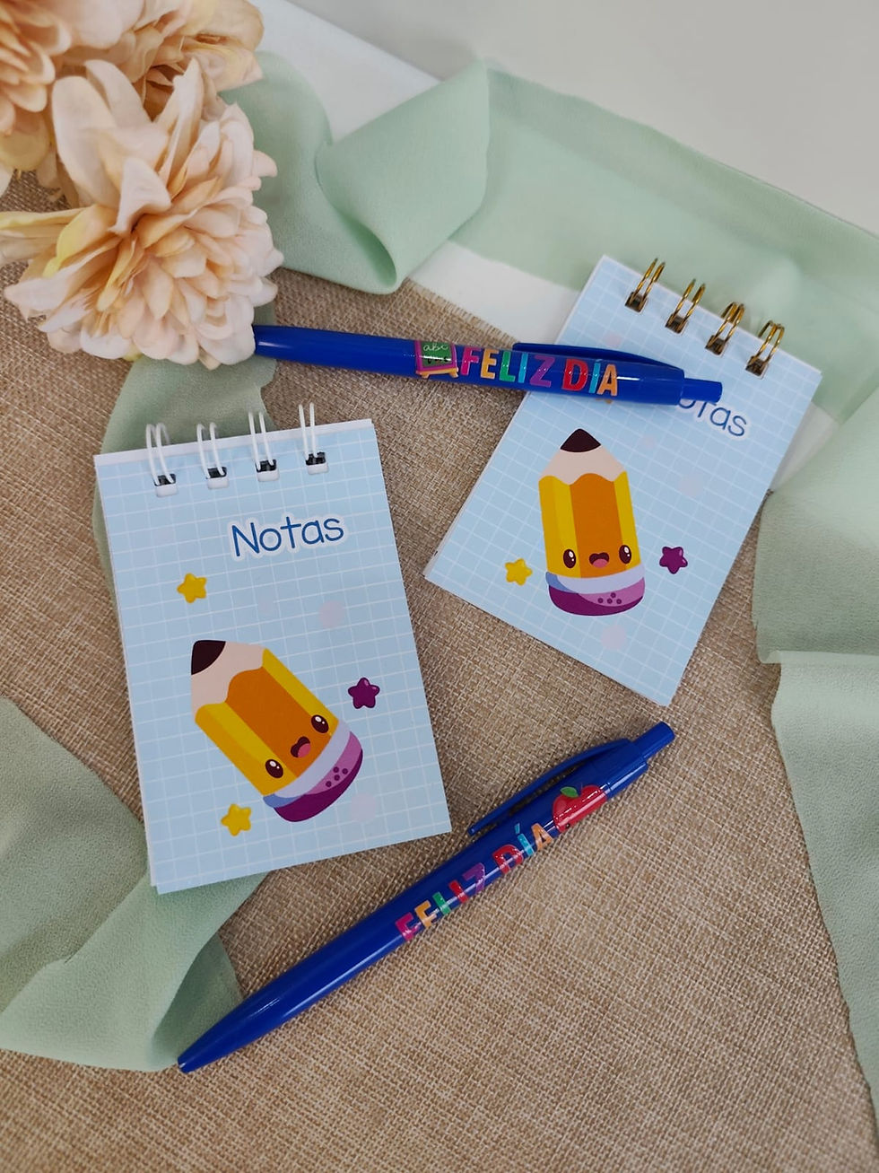 Miniatura: Kit libreta y lápiz especial Feliz Día | Regalo educadores