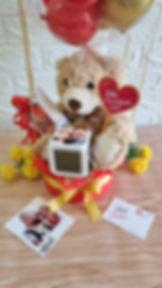 Miniatura: Arreglo Sorpresa San Valentín | Oso + chocolate + regalo personalizado