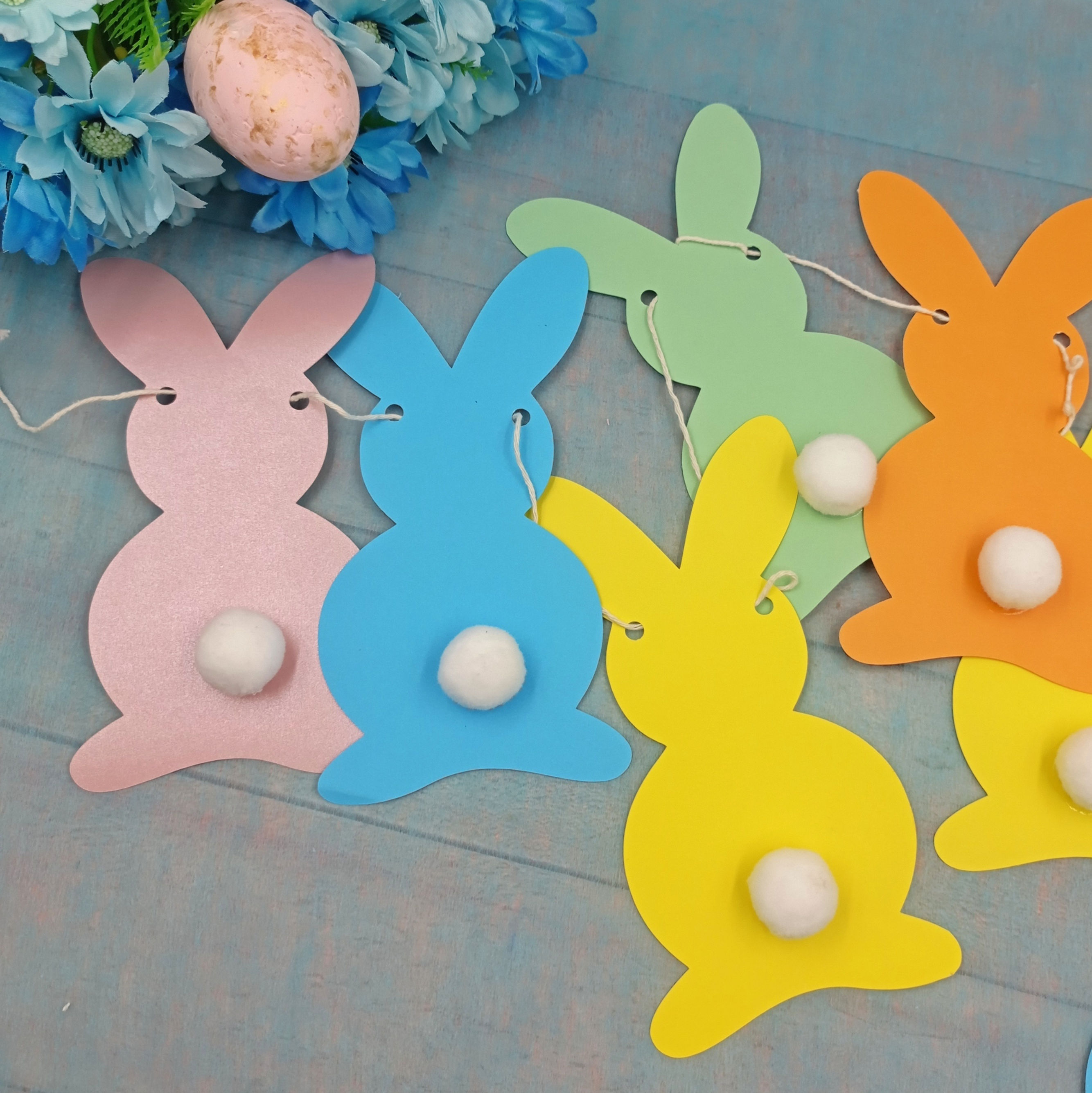 Banderines de conejo de Pascua