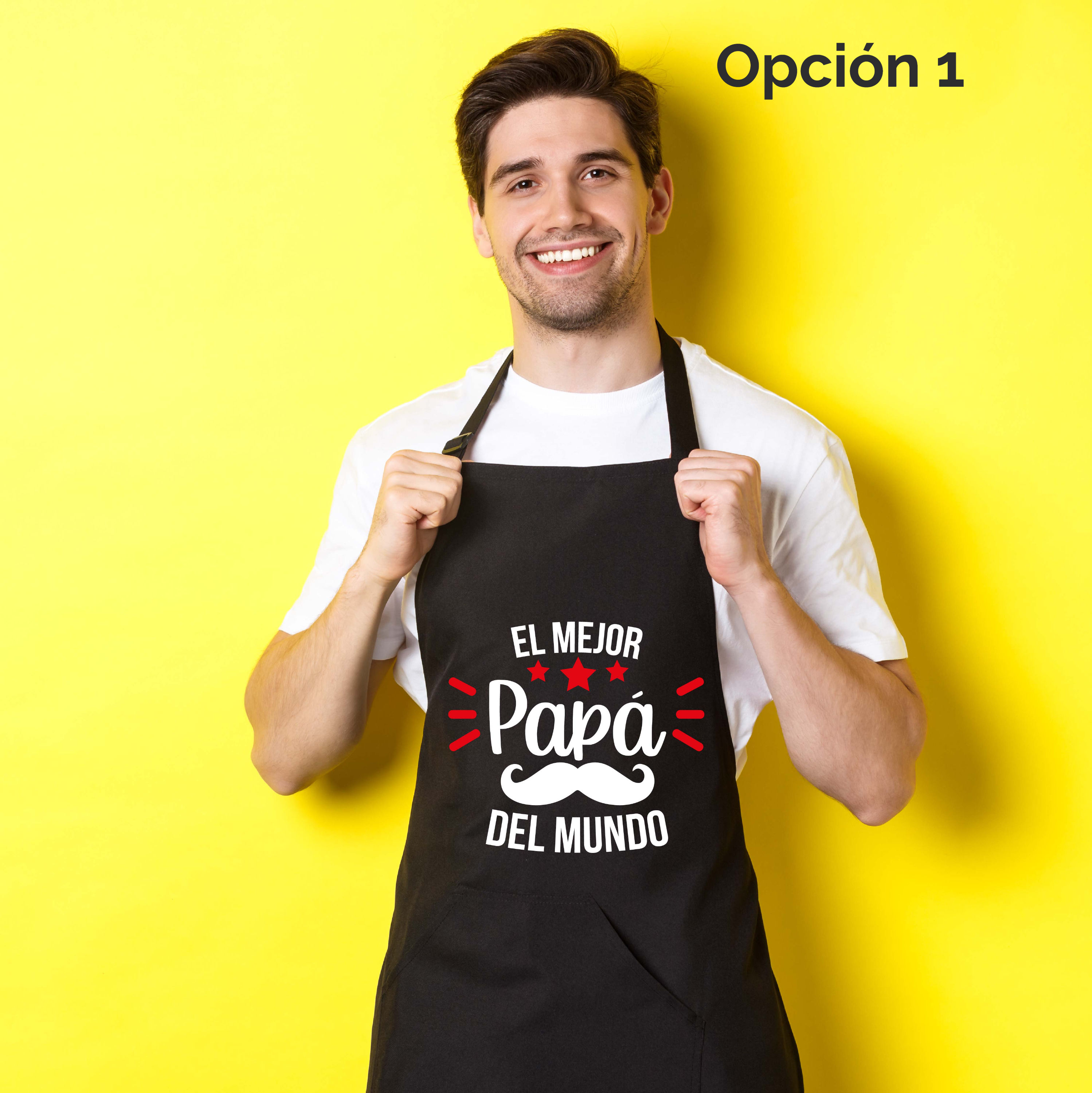 Delantal para papá bistrech | Regalo Día del Padre