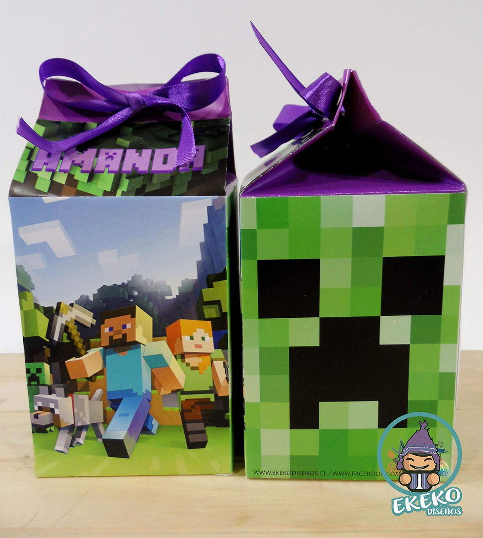 Caja de dulces Minecraft