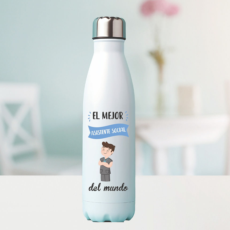 Miniatura: Botella de agua bowling Día del Trabajador y Asistente Social (PM)
