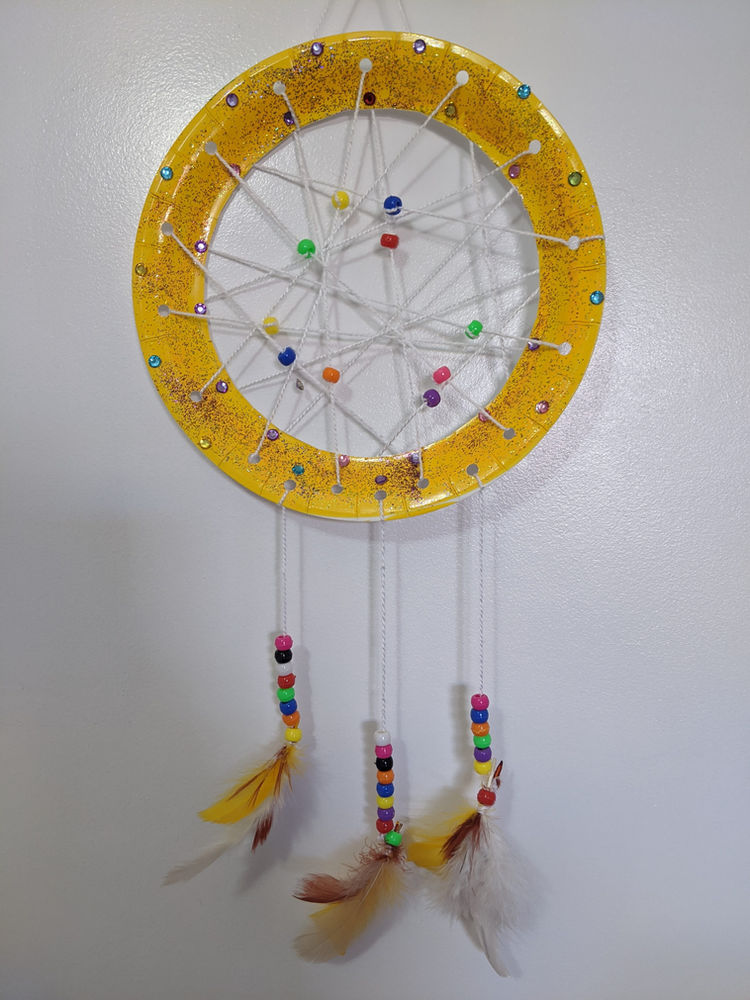 Paper Plate Dream Catcher