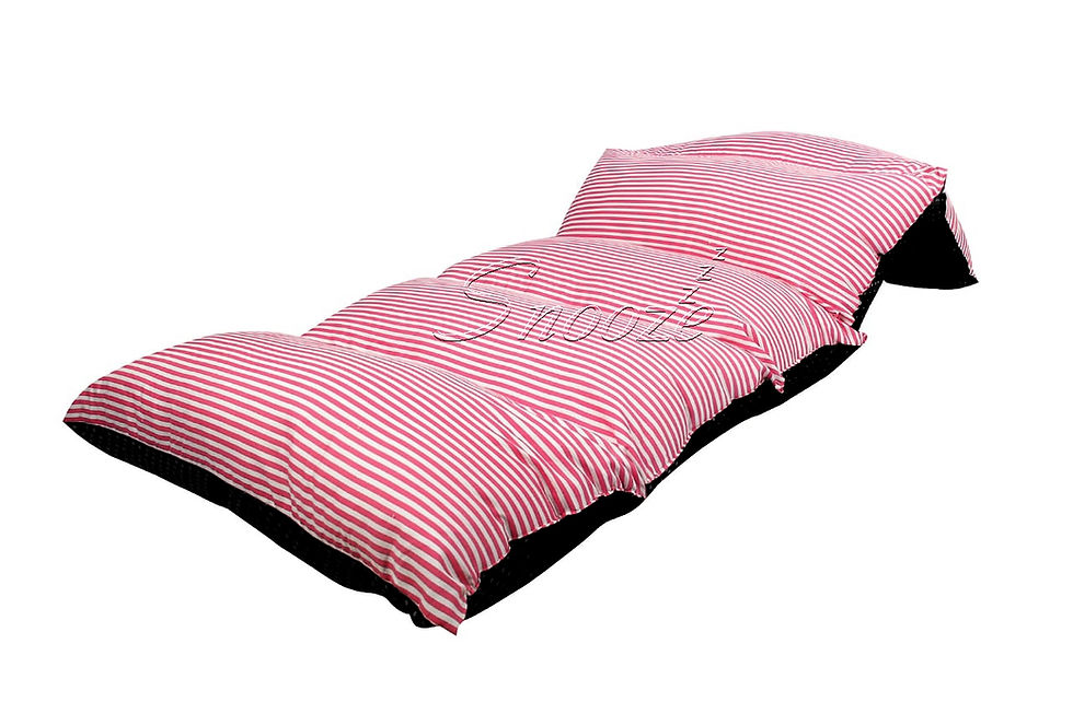 Thumbnail: Floor Foldable  mattress (strips & red design)