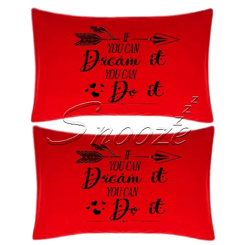 الصورة المصغرة: Pillowcases set, 2pcs, 45*65 cm, Dream design - طقم 2كيس وسادة (تصميم دريم  )