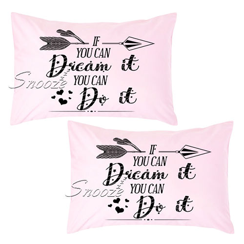 الصورة المصغرة: Pillowcases set, 2pcs, 45*65 cm, Dream design - طقم 2كيس وسادة (تصميم دريم  )