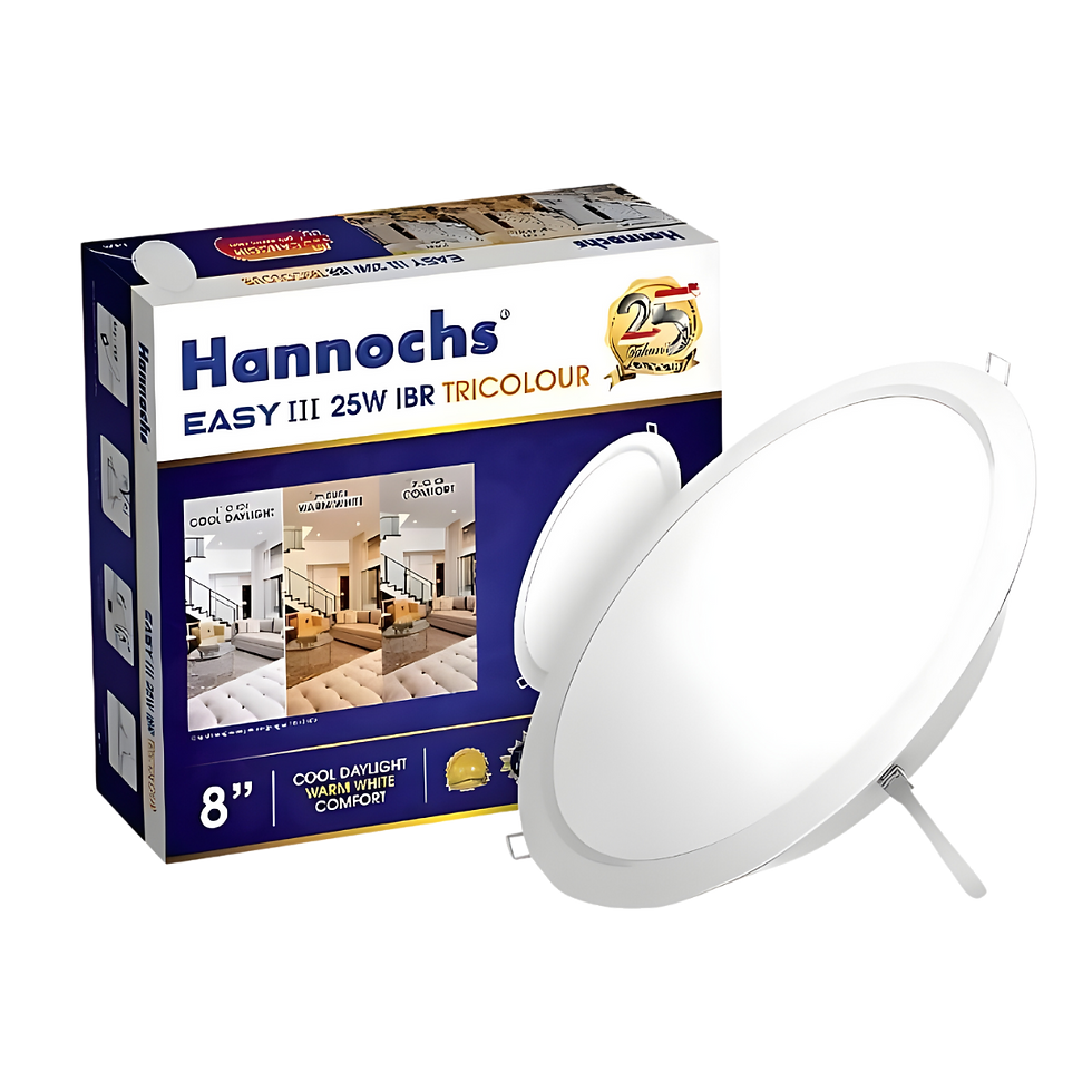 HANNOCHS LAMPU PANEL IB BULAT 25 WATT  3COLOR