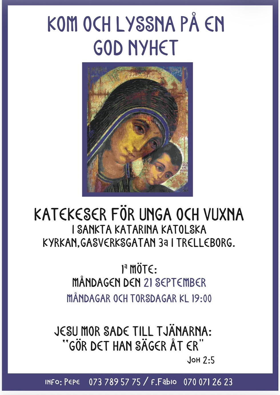 Missa inte!