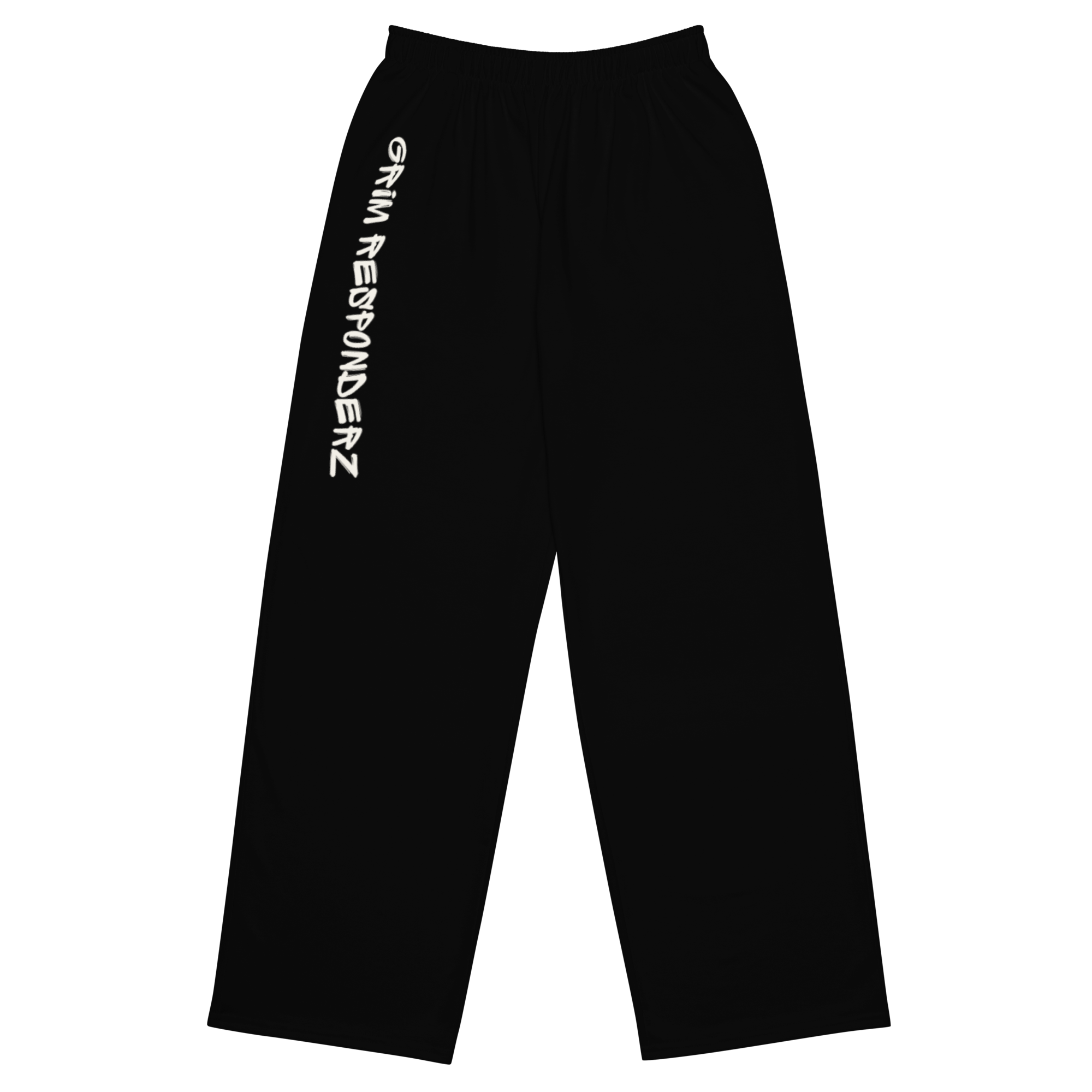 Grim Responderz Black Wide-leg Lounge Pants