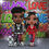 Thumbnail: Black Love Bling Couple PNG – Afrocentric Urban Graffiti Art | Sparkly Chibi Cli