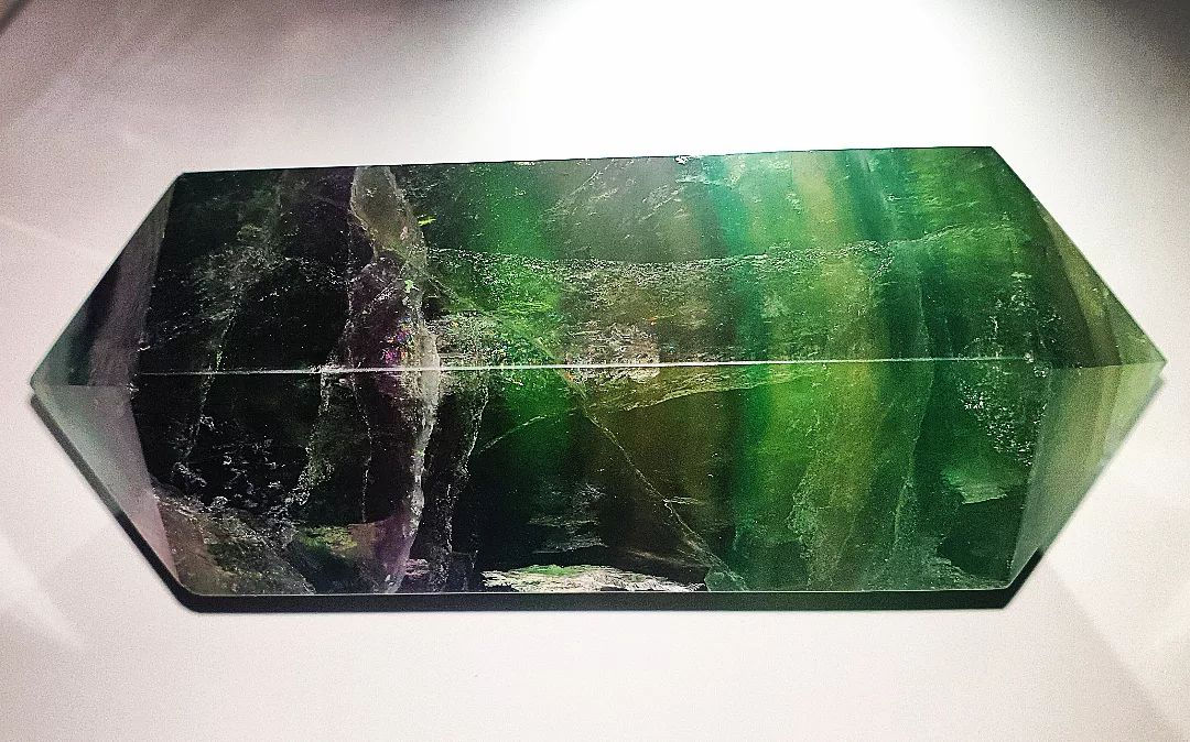 High Grade Double Terminated Rainbow Fluorite Generator